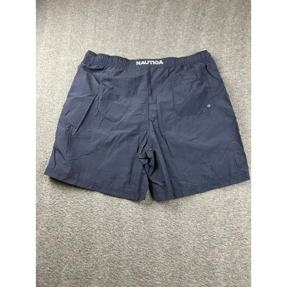 Nautica Men's Navy Blue Swim‎ Trunks XXL